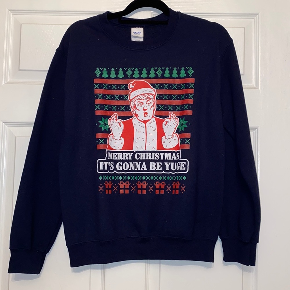 MAGA CHRISTMAS SWEATER SIZE SMALL